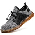 Work Sneakers Men Safety Shoes Construction Steel Toe Work Safety Boots Men Shoes Anti-puncture Work Summer Shoes Breathable