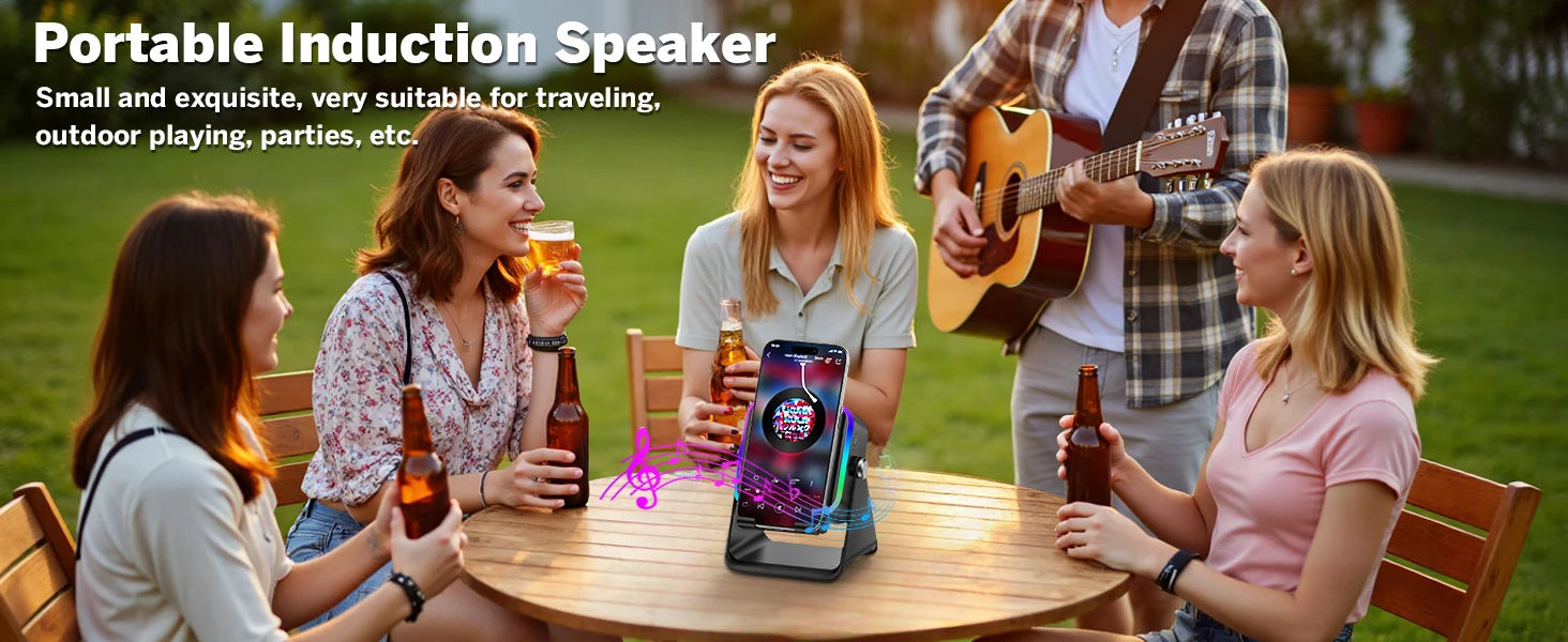 5In1 Bluetooth Speaker Lamp 5000mAh