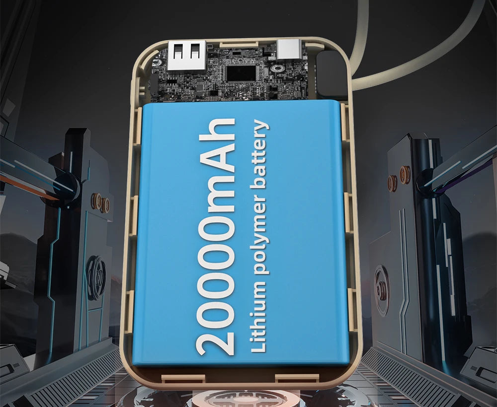 66W Fast Charge Power Bank 20000mAh