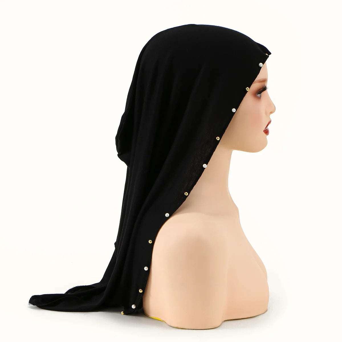 Muslim Solid Underscarf Caps Modal Instant Hijab Cotton Stretch Turban Cap Islamic Underscarf Bonnet Headscarf Headband