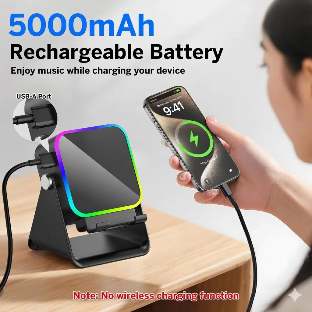 5In1 Bluetooth Speaker Lamp 5000mAh
