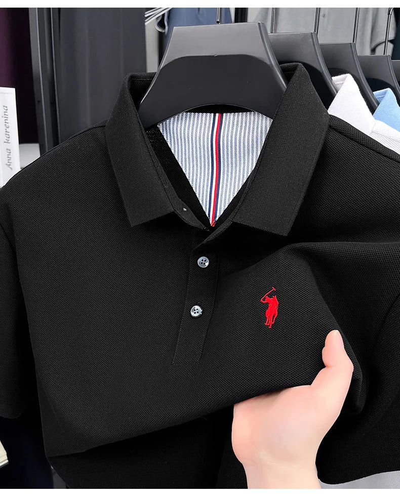 cotton short sleeve polo