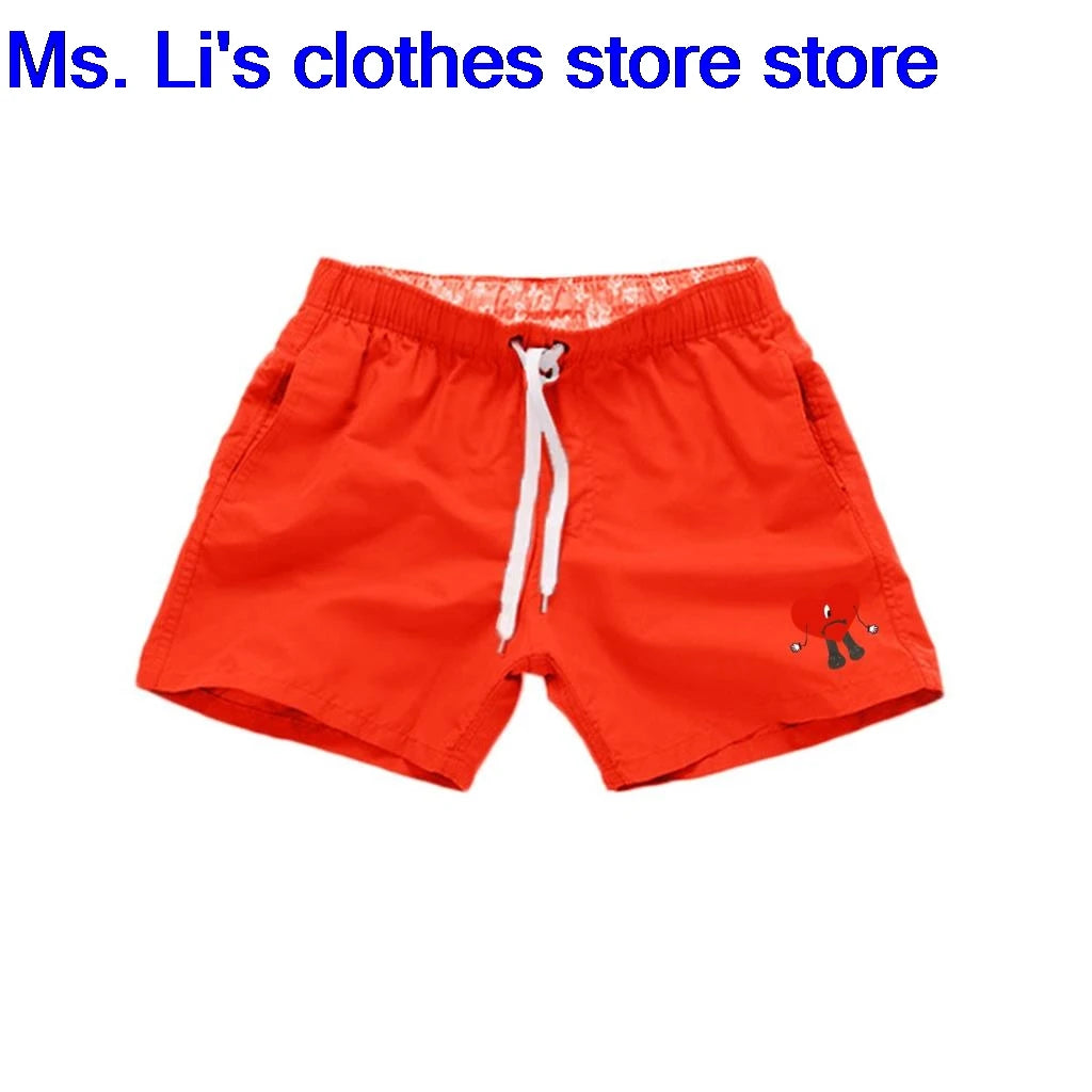Fashion Bad Bunny Shorts Men/women UN VERANO SIN TI Harajuku Hip Hop Streetwear High Quality Bad Bunny Men's Shorts