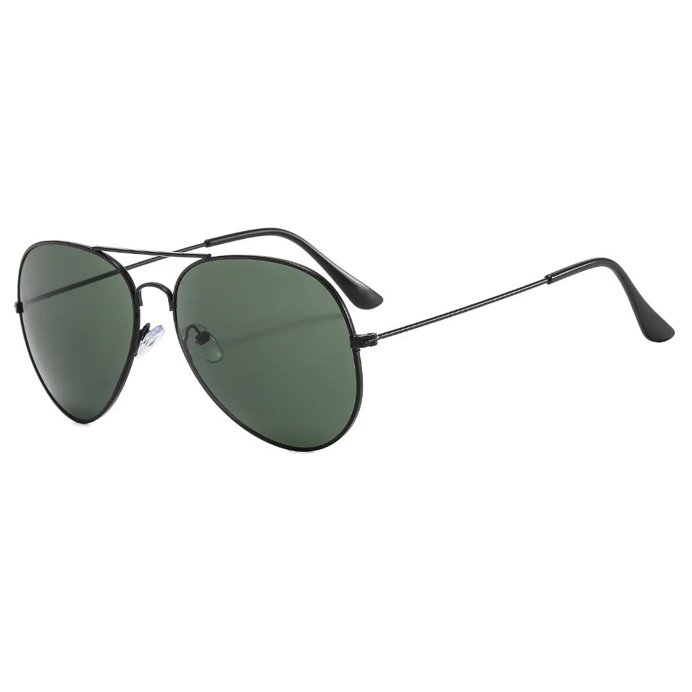 2026 New Double Bridge Aviation Sunglasse Woman Aviat Alloy Frame Polit Mirror Sun Glasses Female Male UV400 Eyewear for Men