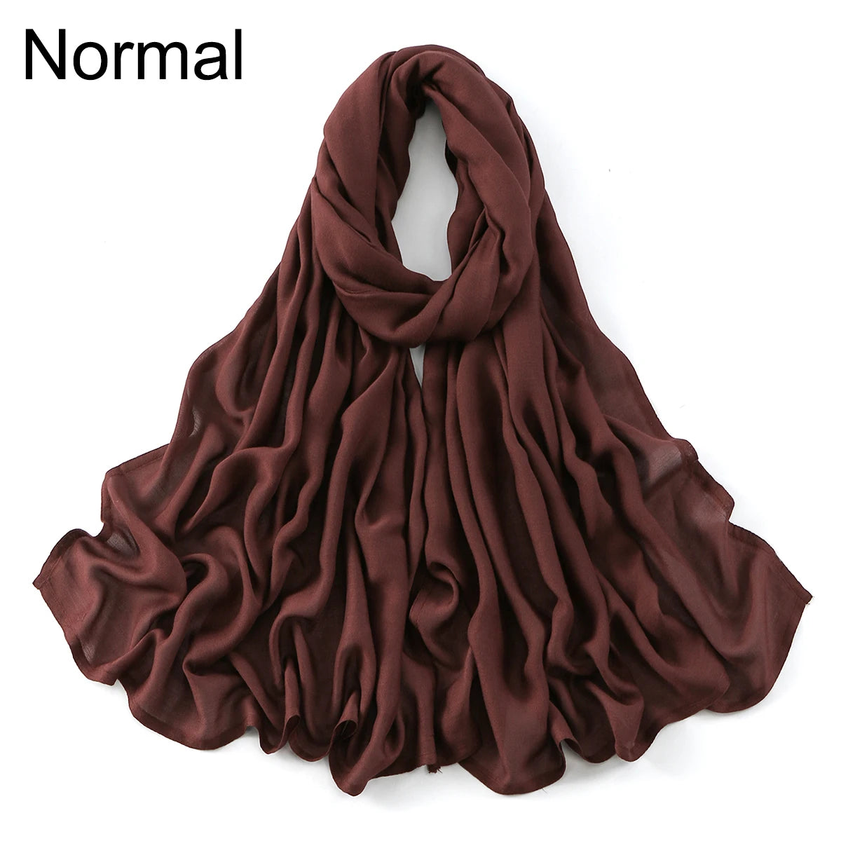 New Big Size Solid Rayon Modal Hijab Scarf Women Muslim Headscarf Wraps Shawl Femme Musulman Headband Islamic Turban 190*85cm