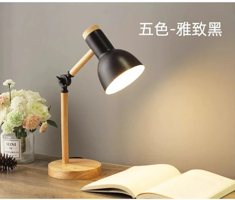 Nordic Wooden LED Lamp