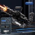 Auto Gatling Water Cannon Rotating High-Pressure Large Capacity Gatling Water Gun Toy Adults Outdoor Summer Fun Play Kid Gifts