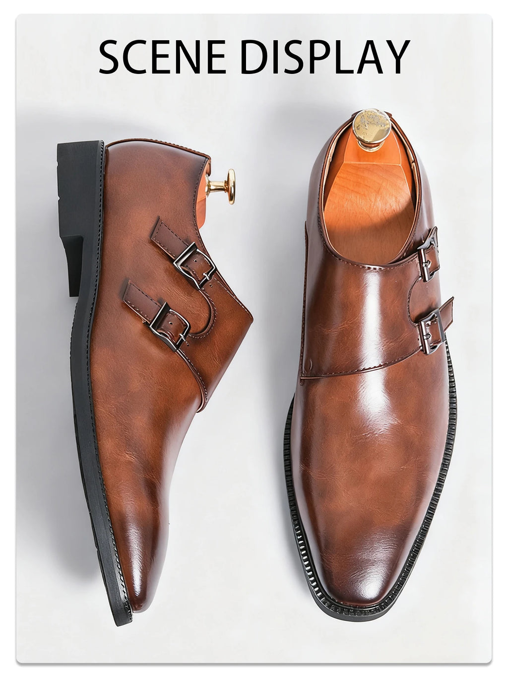 Men's Monk Leather Shoe