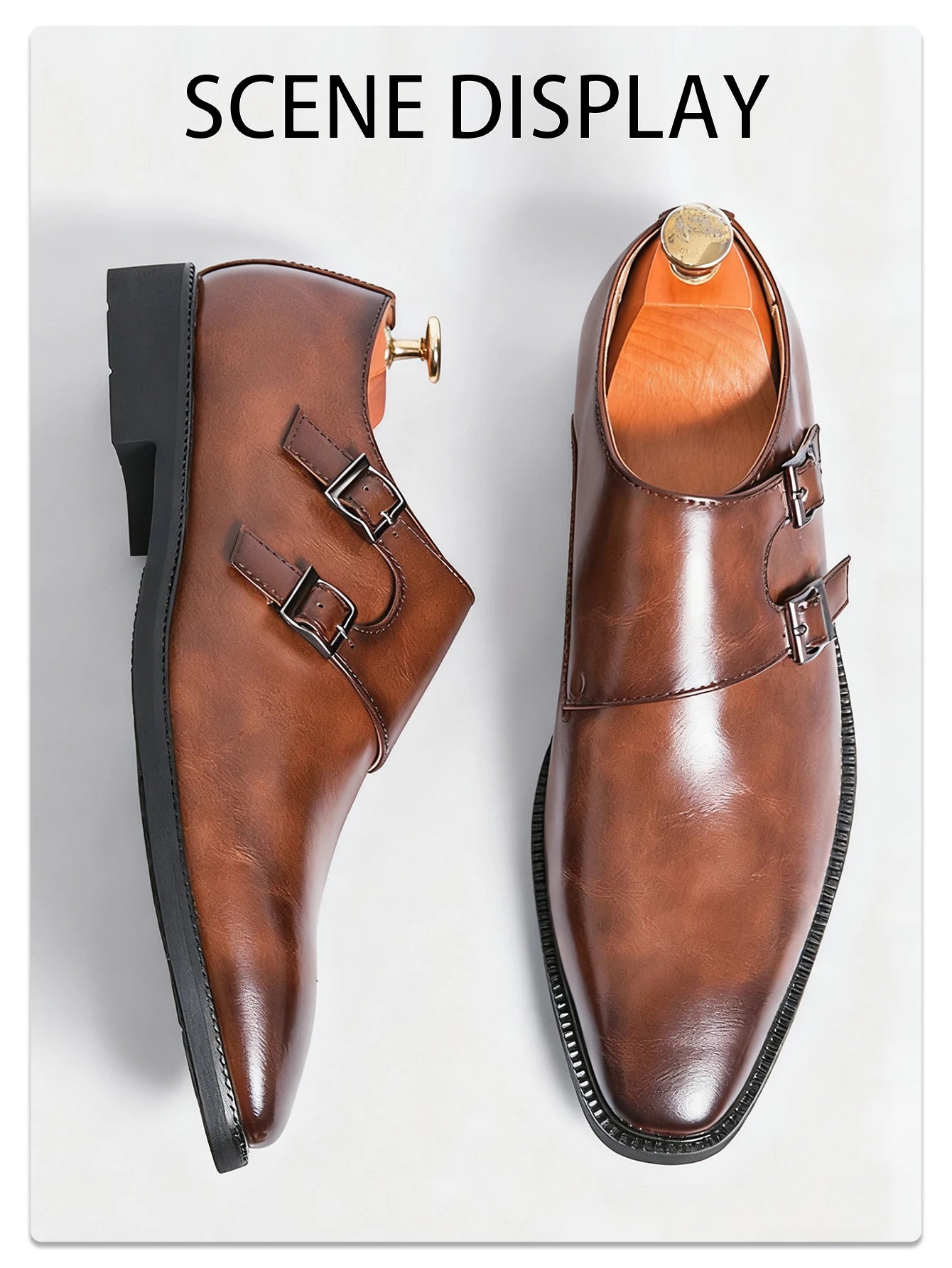 Men's Monk Leather Shoe
