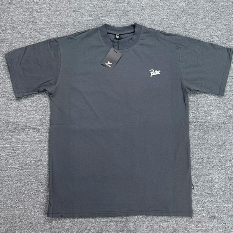 Summer Round Neck Men's Women's Loose Patta Tops New Style High Quality PATTA Short Sleeved T-shirts One Day Ship Out