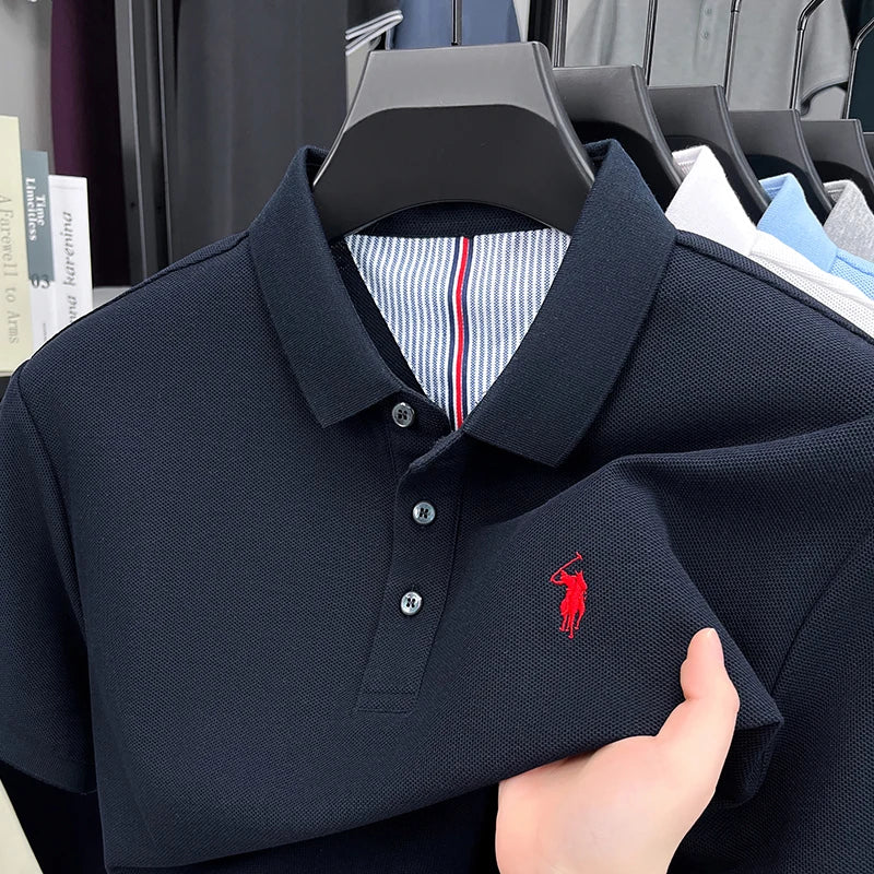cotton short sleeve polo