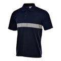 Navy Blue Reflective Shirt for Work Safety Polo Shirts with Reflector Hi Vis T-shirt