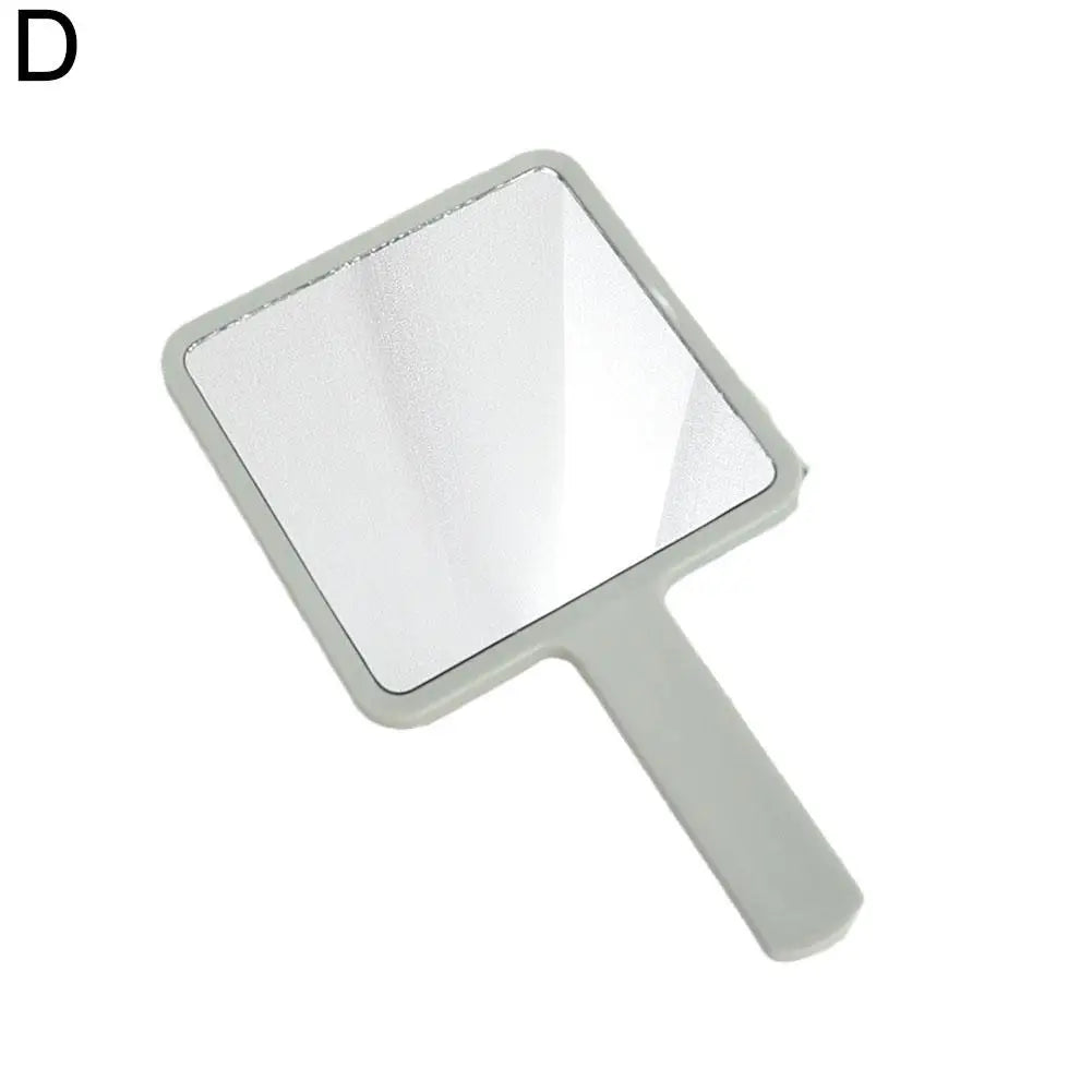 Handheld Makeup Mirror Square Makeup Vanity Mirror With Handle Hand Mirror SPA Salon Compact Mirrors