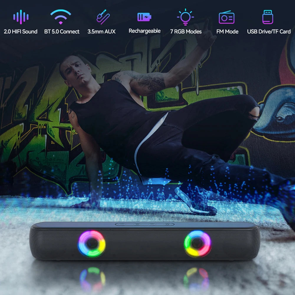 Portable Bluetooth sound bar