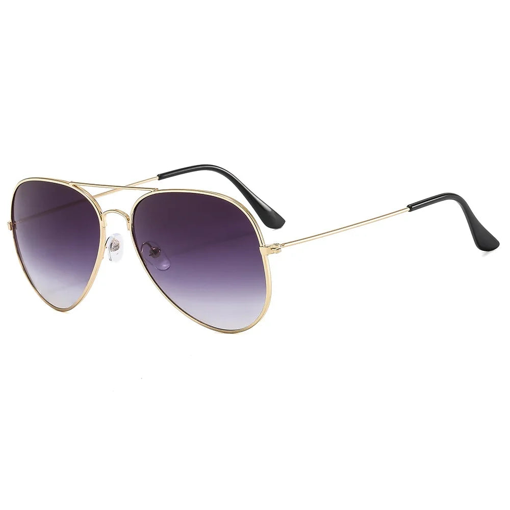 2026 New Double Bridge Aviation Sunglasse Woman Aviat Alloy Frame Polit Mirror Sun Glasses Female Male UV400 Eyewear for Men