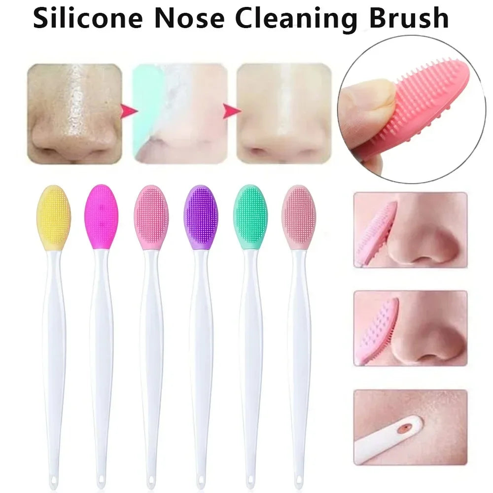 Silicone cleaning brush