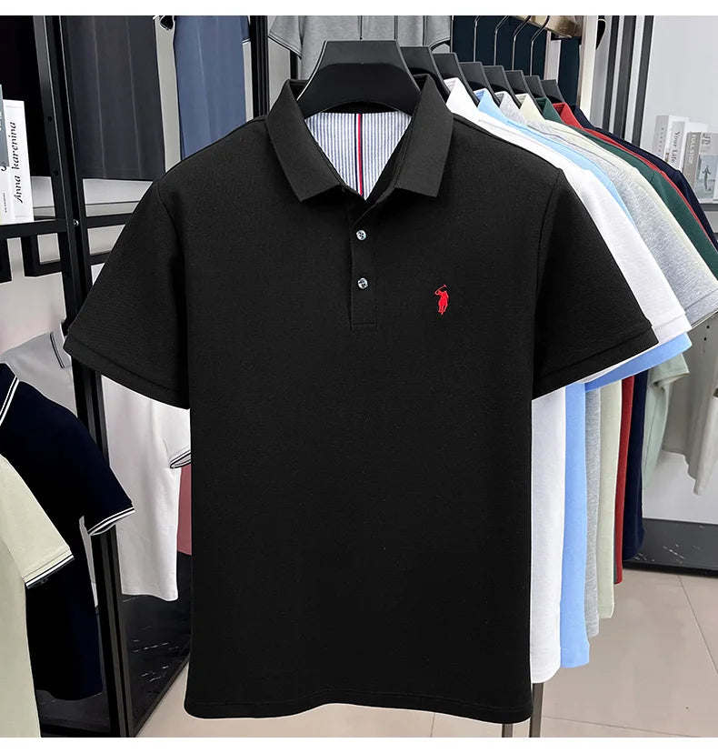 cotton short sleeve polo