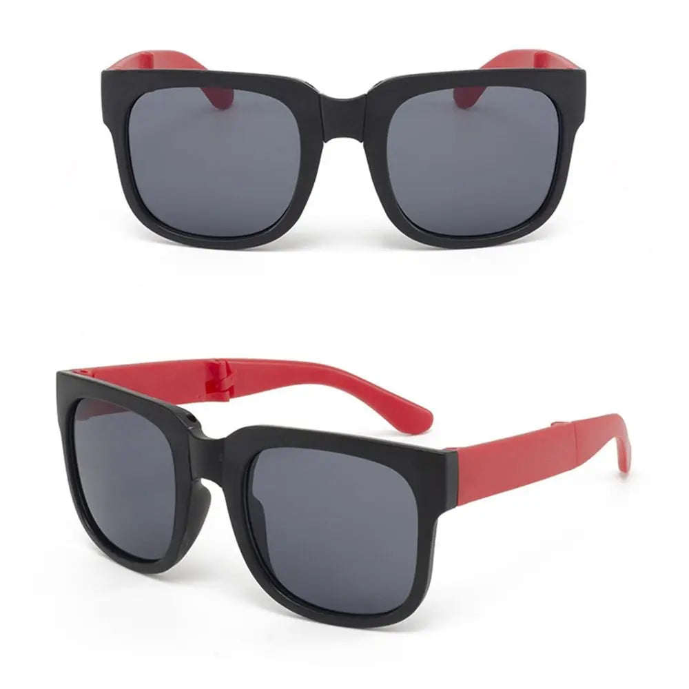 Square Frame Kids Sunglasses Fashion UV 400 Outdoor Foldable Sunglasses Children Eyewear for Toddler Boys and Girls