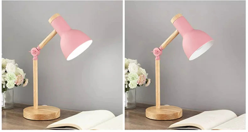 Nordic Wooden LED Lamp