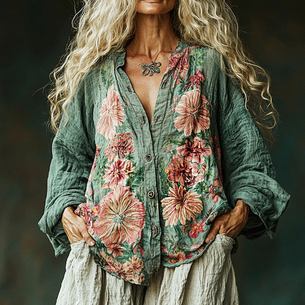 V-Neck Long Sleeve