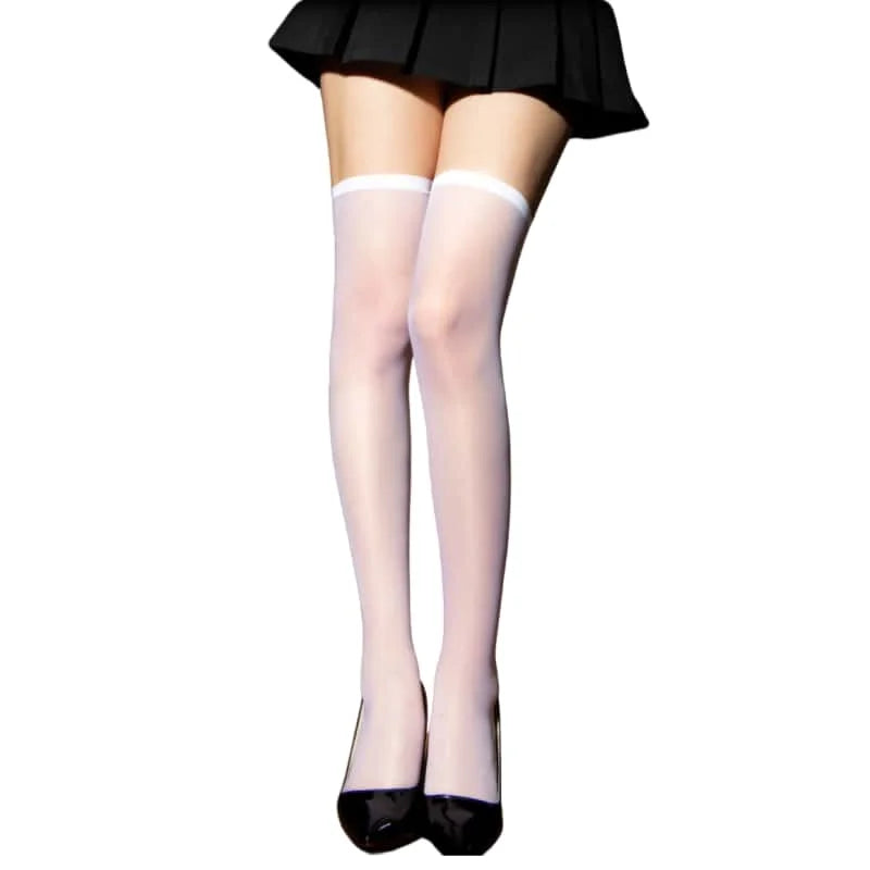 Sexy Black Lace Top Silicone Non-slip Fishnet Stockings for Oversize Women Plus Large Size Over Knee Thigh High Long Socks XXXXL