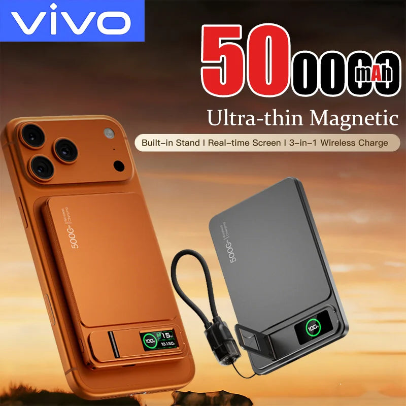 MagSafe,Magnetic Wireless 20W Fast Charging 500000mAh