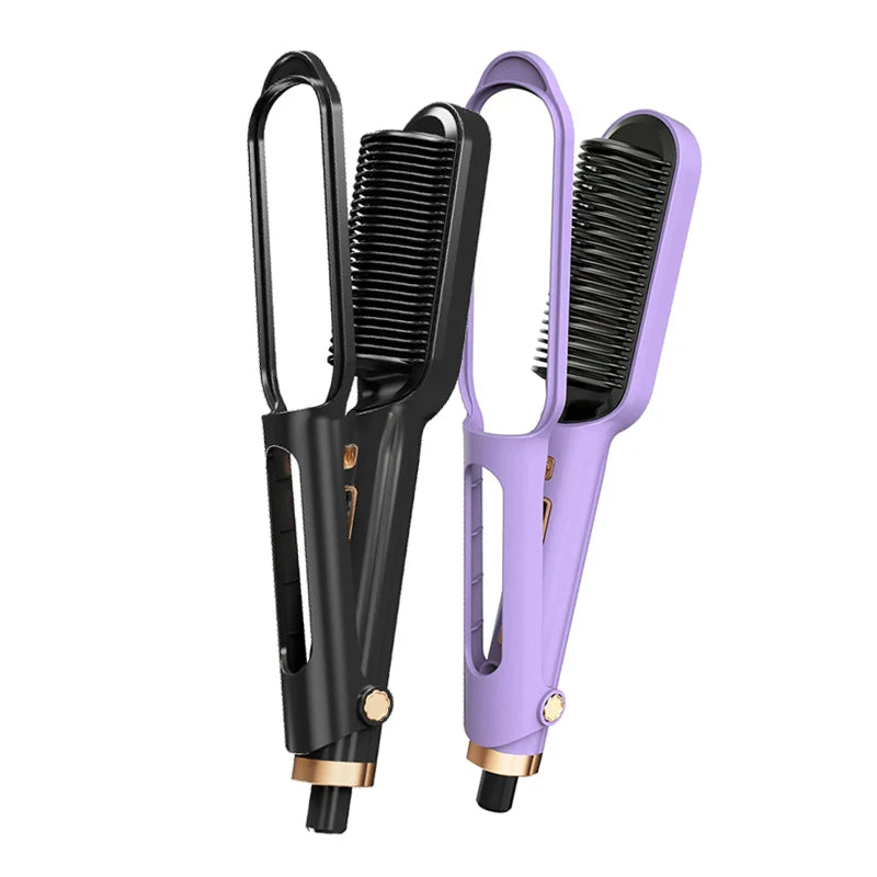 Hair straightening comb
