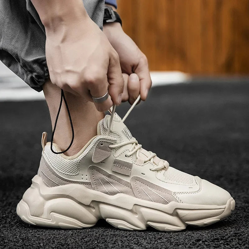 Men's Sneakers Hidden Heels Elevator