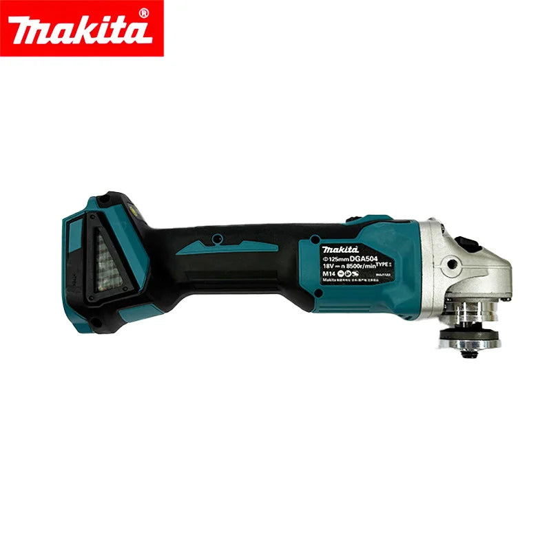 Makita DGA504 18V 125mm Brushless Angle Grinder, Metal Grinding Polishing Tool for DIY and Professional Work