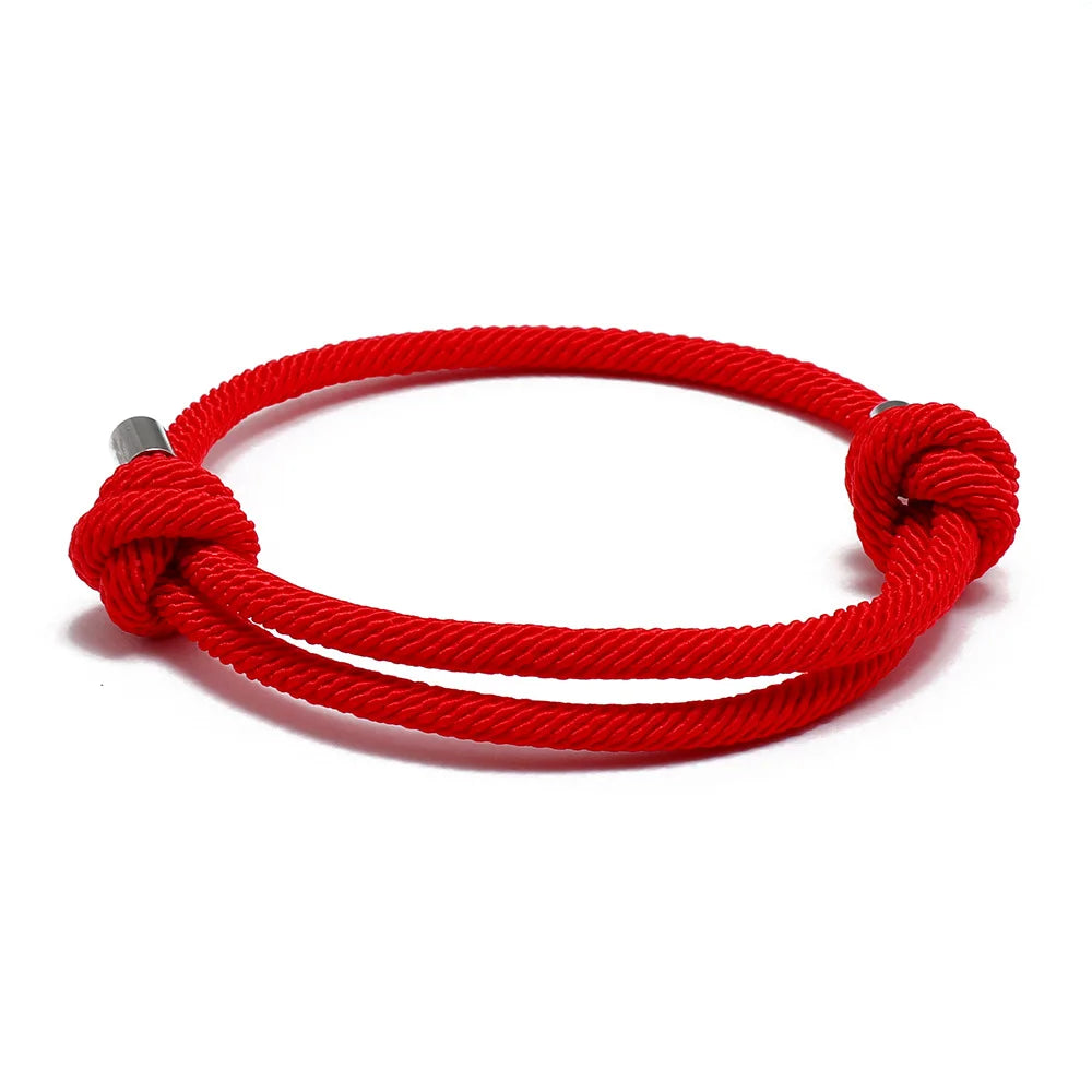 VOQ Fashion Adjustable Milan Rope Bracelet Stainless Steel Accessories Couples Bracelets for Lovers Friendship Jewelry Wholesale