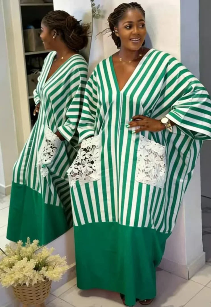 Summer African Polyester Party Evening Long Maxi Dress Kaftan Muslim Abaya Outfits Plus Size Dashiki African Dresses for Women