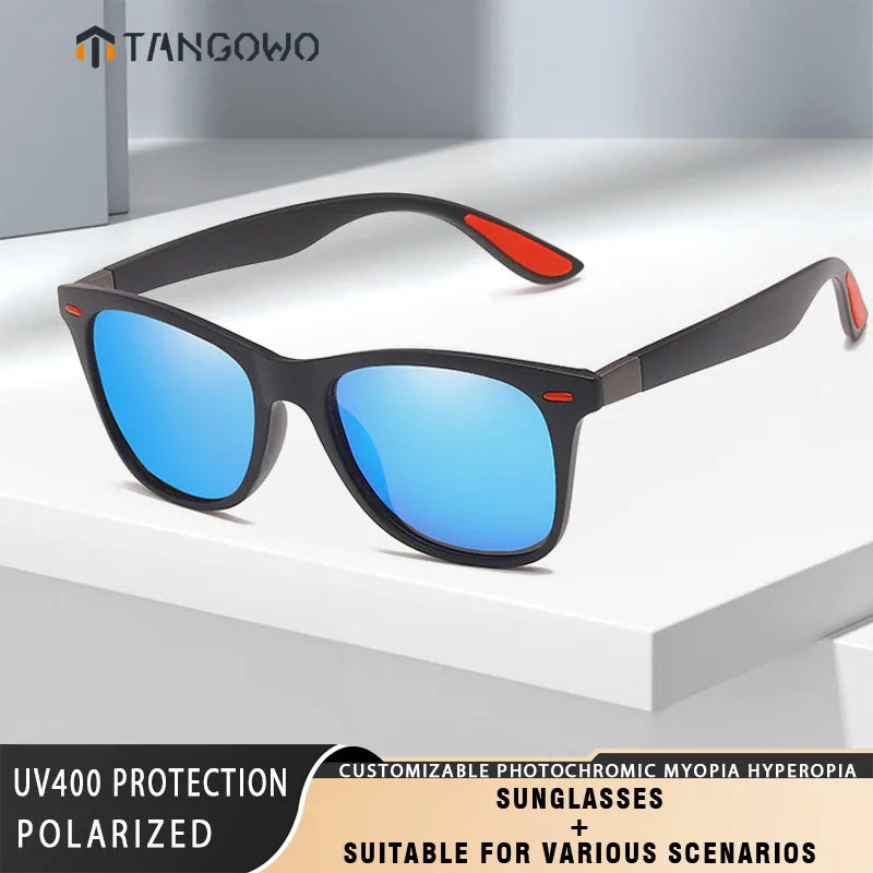 TANGOWO Polarized Retro Sunglasses Men Women Vintage Brand Design Sun Glasses Fashion Sports Driver Shades UV400 Oculos De Sol