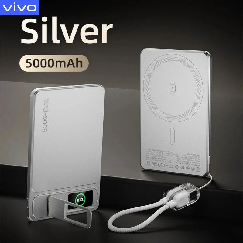 MagSafe,Magnetic Wireless 20W Fast Charging 500000mAh