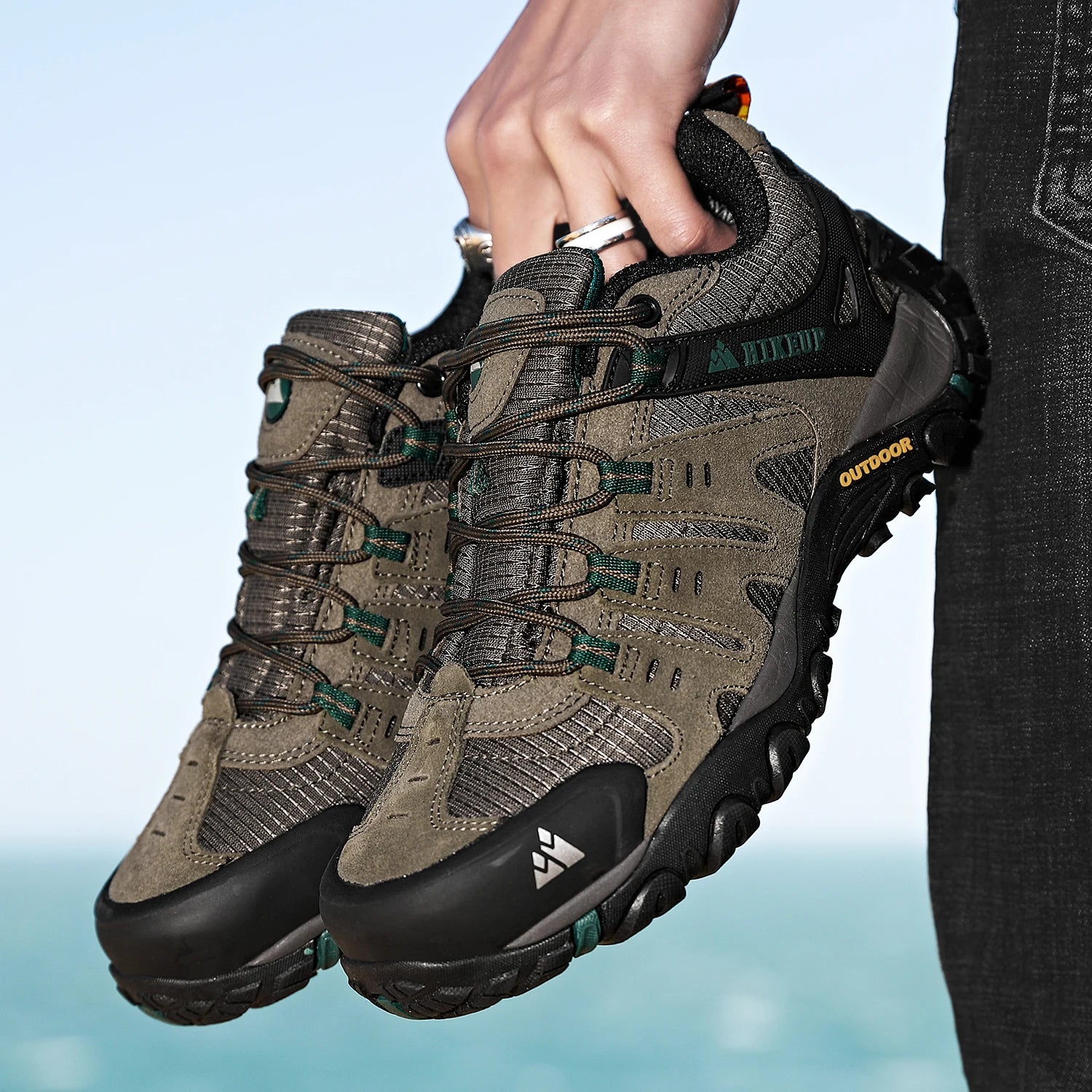 Men Trekking Walking Sneakers