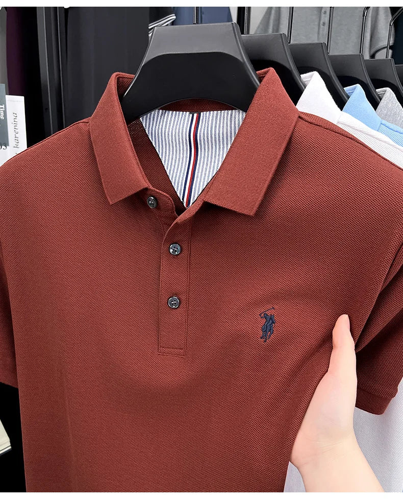 cotton short sleeve polo