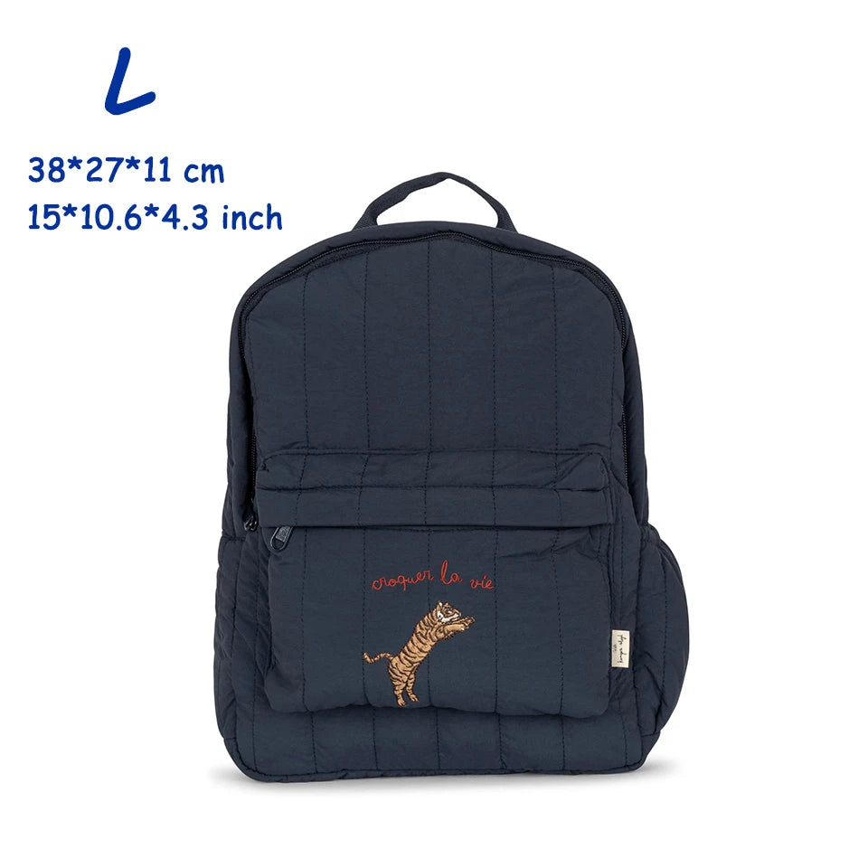 KS Brand Mommy Bag Travel Children Kid Cherry Backpack Primary Schoolbag Baby Waterproof Print Kindergarten Bags Boys Girls Gift
