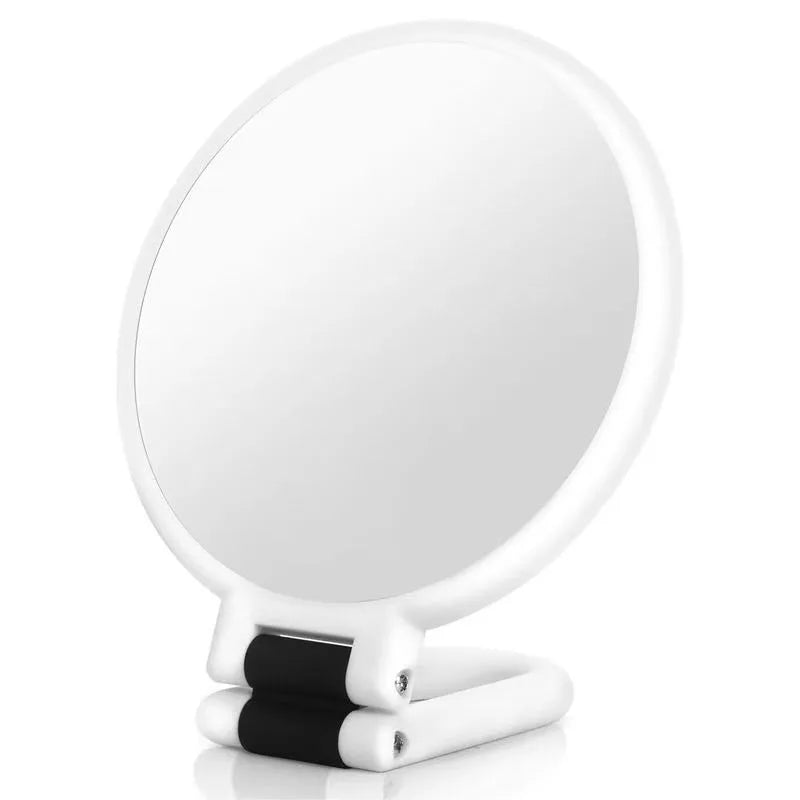 Beauty Hand Mirror, 30X Magnifying Mirror on Stand, Double Sided Magnifying Mirror with 30X/1X Magnification, 360°Adjustable Han