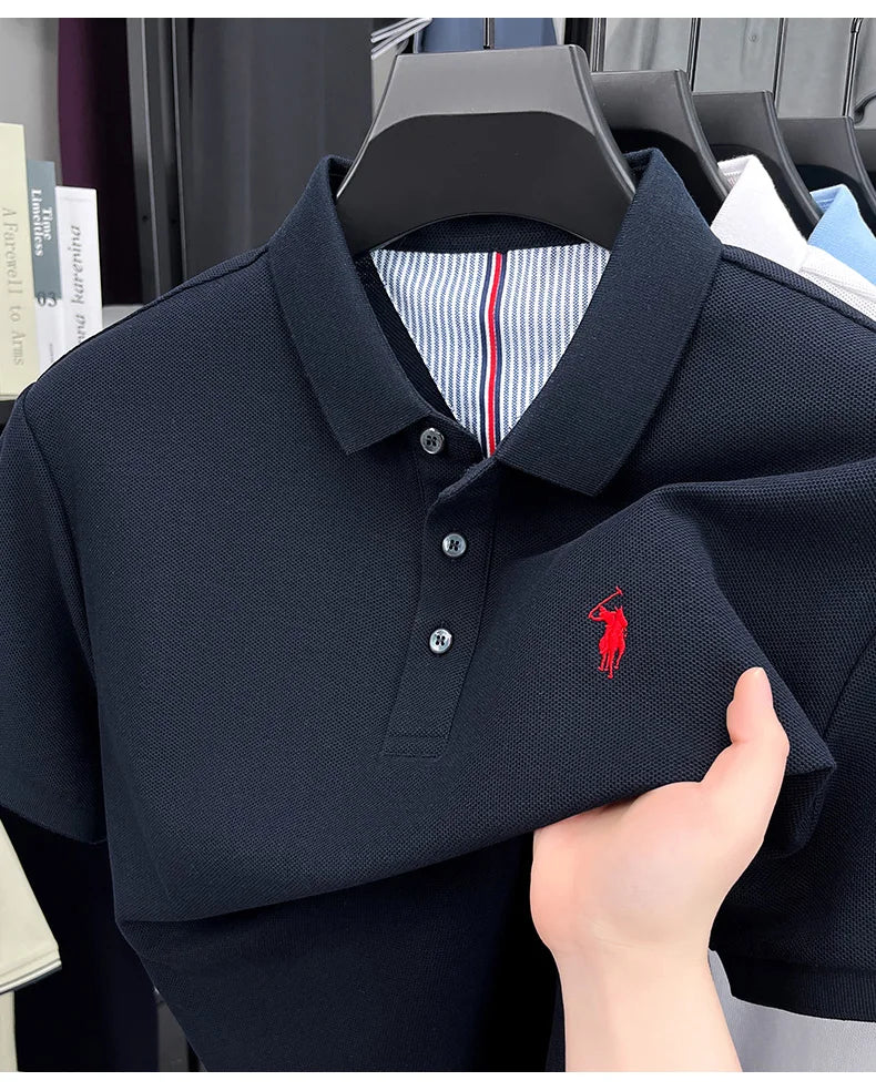 cotton short sleeve polo