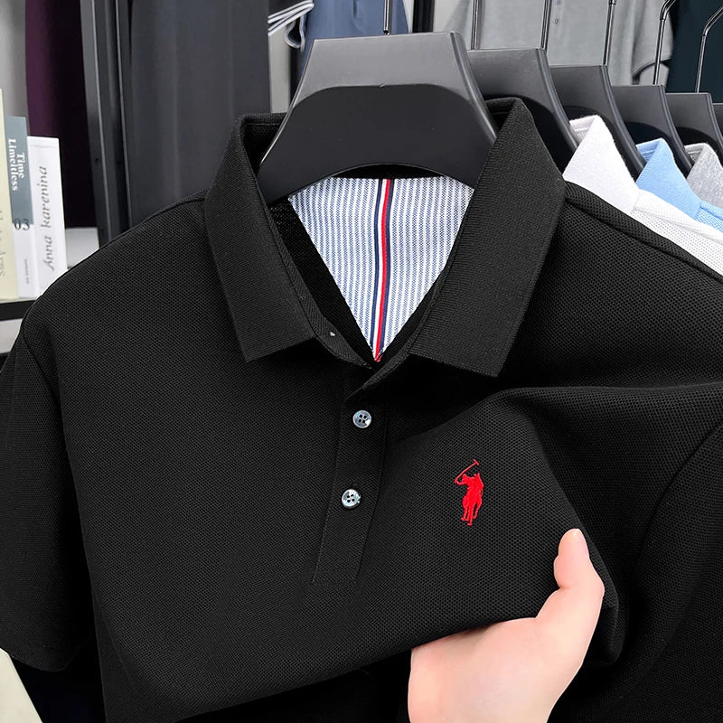 cotton short sleeve polo