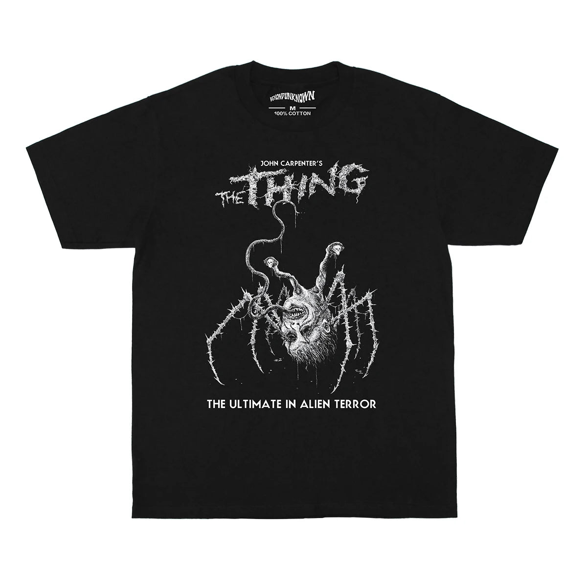 The Thing T-Shirt John Carpenter Horror Movie They Live Halloween Prince of Darkness Men's Cotton Short Sleeves Clothing Shirt