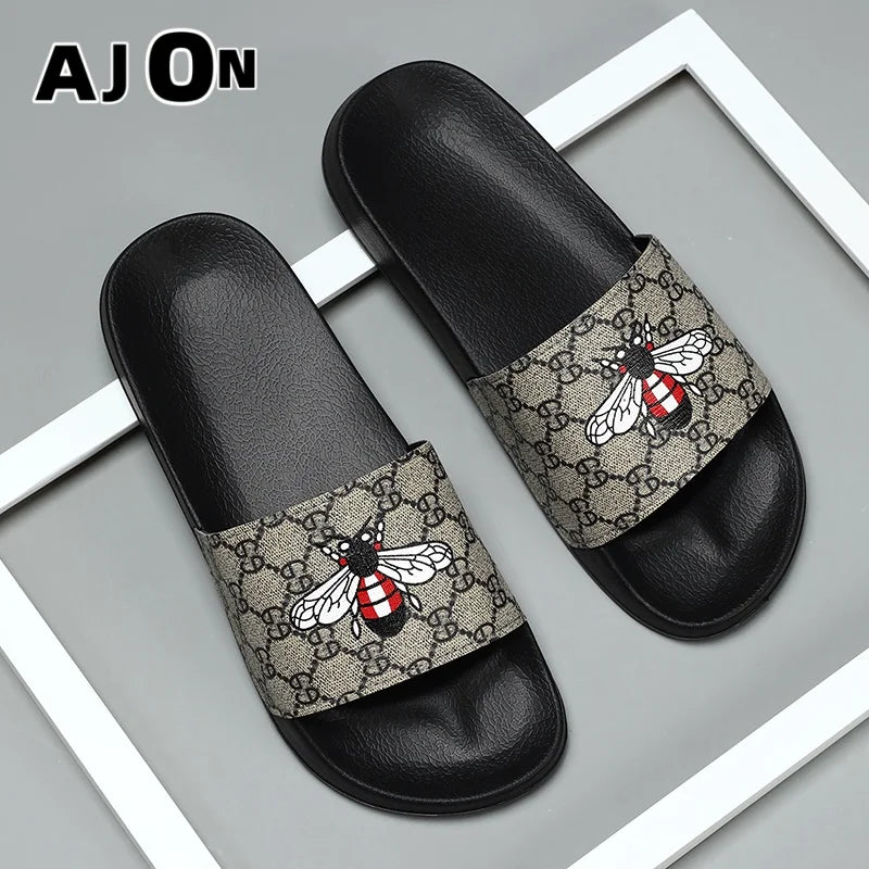 men's bees beach outdoor garden sandals