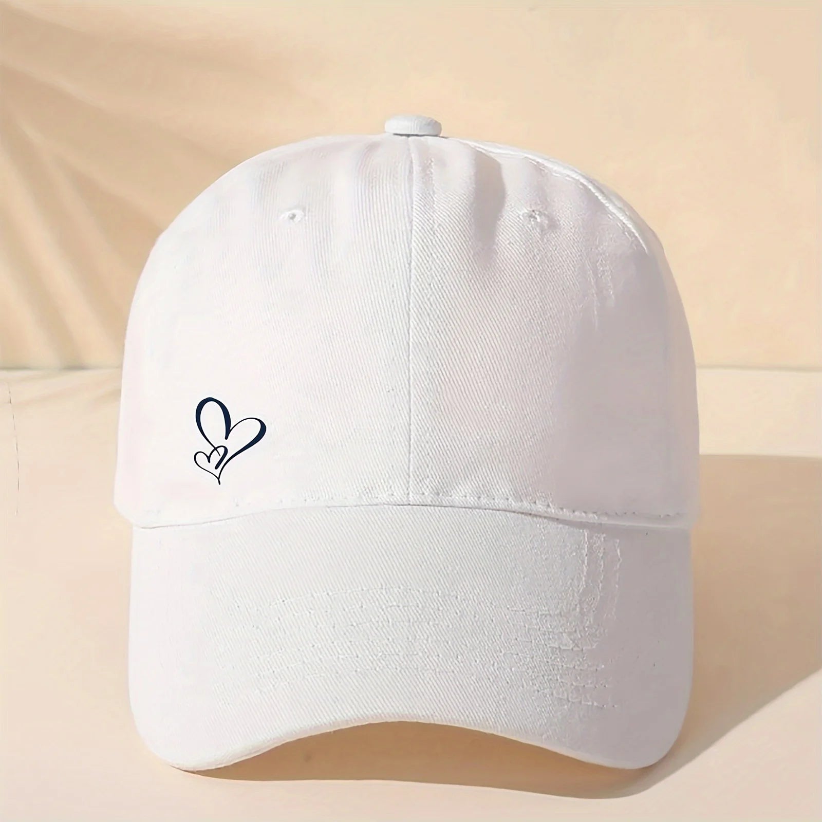 1 Piece of Love-themed Printed Baseball Cap - Adjustable Snap-back Hat, A Fashionable Hat Suitable for Both Men and Women
