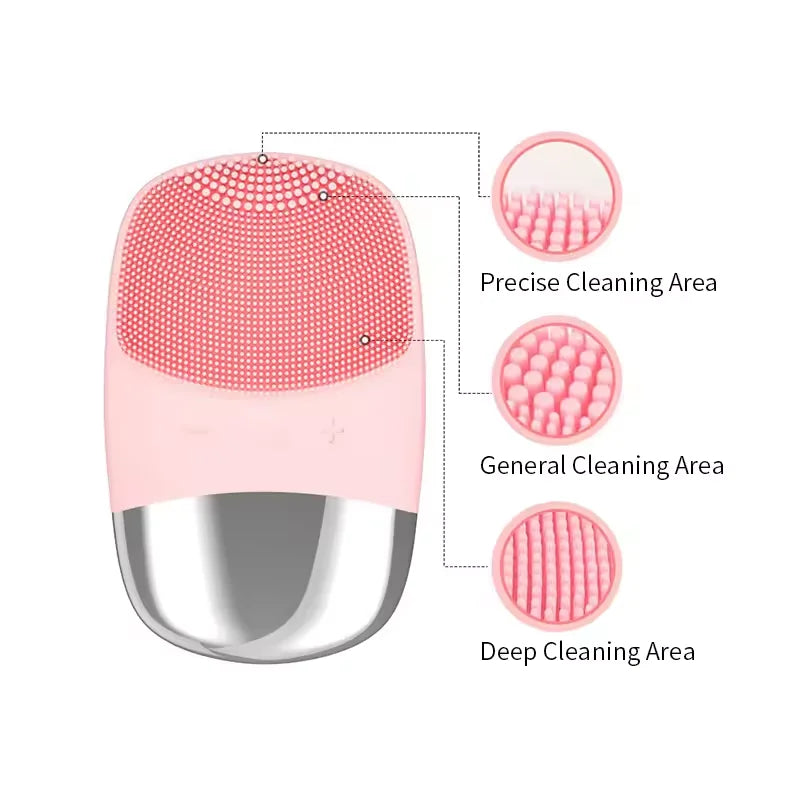 Rechargeable Silicone facial brush
