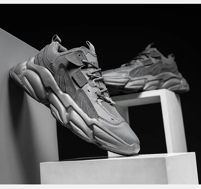 Men's Sneakers Hidden Heels Elevator