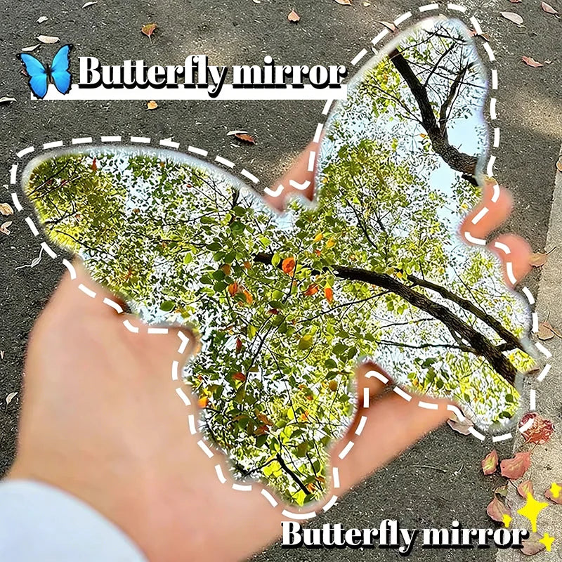 Heart Convex Mirror Round Moon Shaped Mirrors Travel Photo Props Wide-angle Lens for Photography Portable Makeup Mirrors