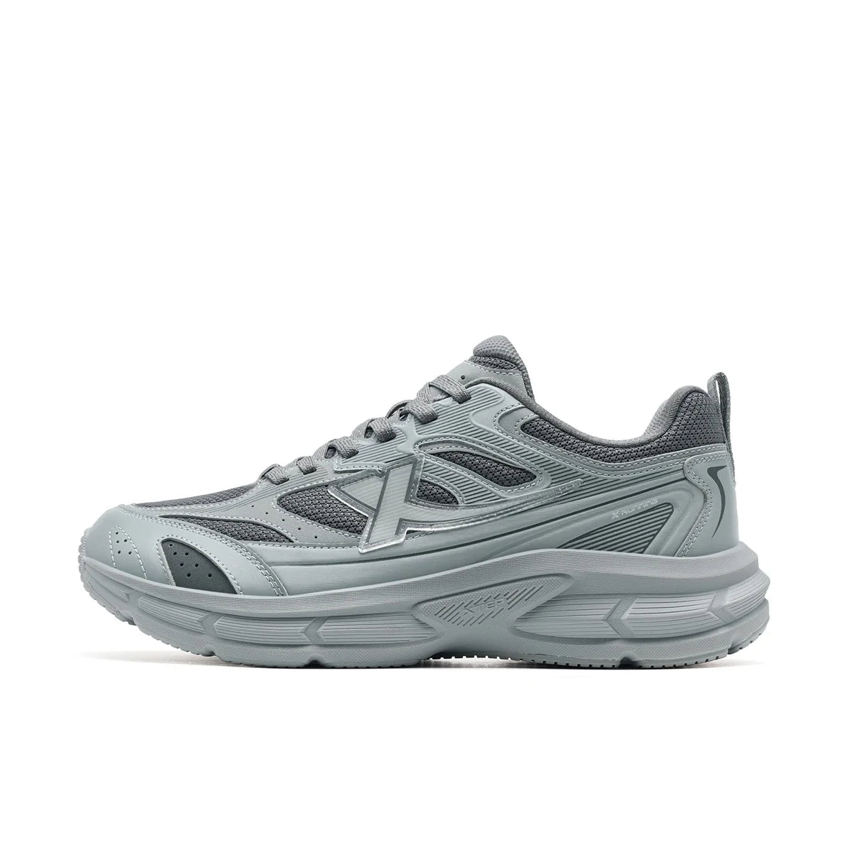 XTEP Running Shoes Men's 2025 Summer Retro Mesh Breathable Wear-Resistant Sports Shoes Commuting Casual Shoes 875319110045