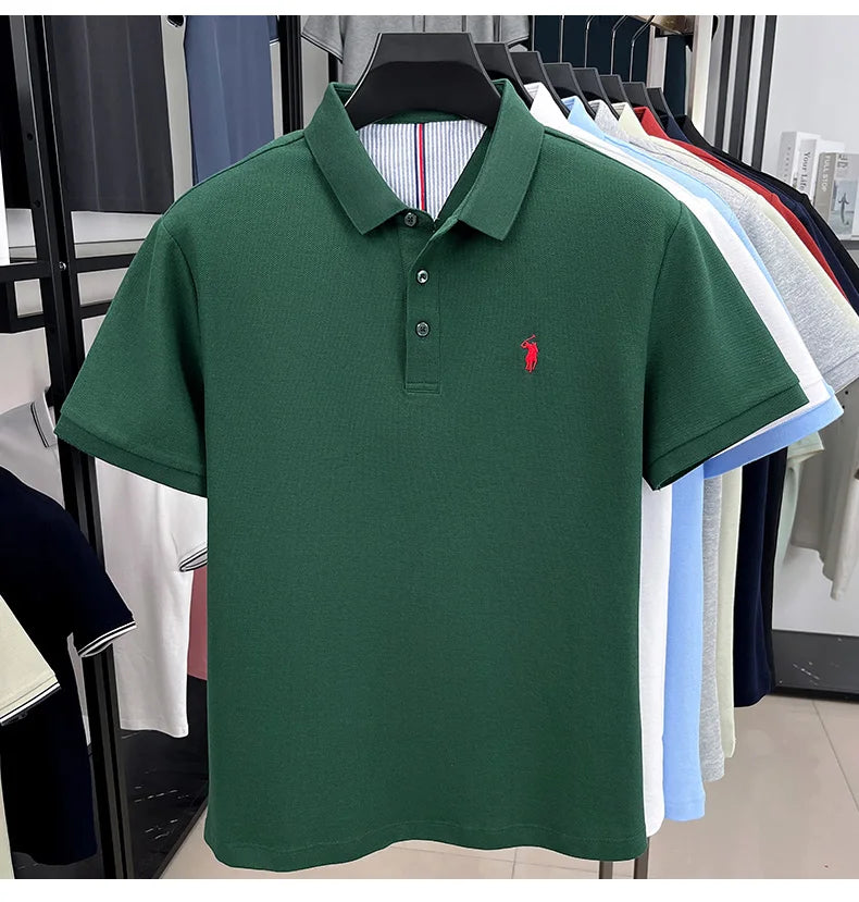 cotton short sleeve polo