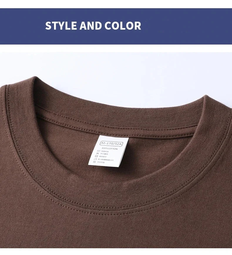 High quality cotton short sleeve men's T-shirt