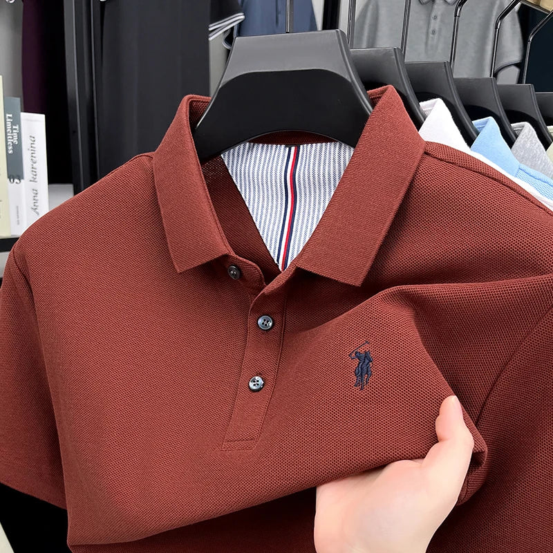 cotton short sleeve polo