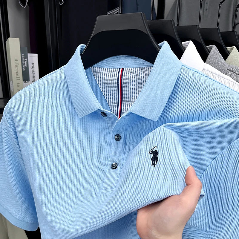 cotton short sleeve polo